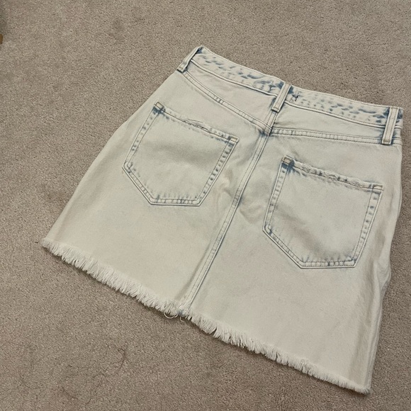 (2/$22) Abercrombie high waisted denim skirt - Picture 2 of 4
